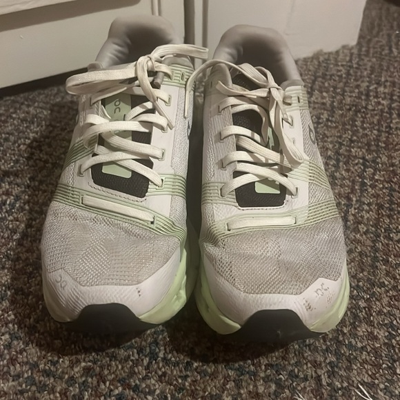 On Running‎ On Cloudgo Frost Hay White Green Shoes size 6.5 - Picture 3 of 10